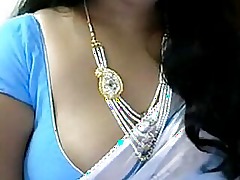 indian aunty thither chubby knockers